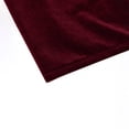 thumbnail image 3 of AURA Plus Size Burgundy Knit Midi Dress V Neck Lantern Long Sleeve High Waist A Line, 3 of 6