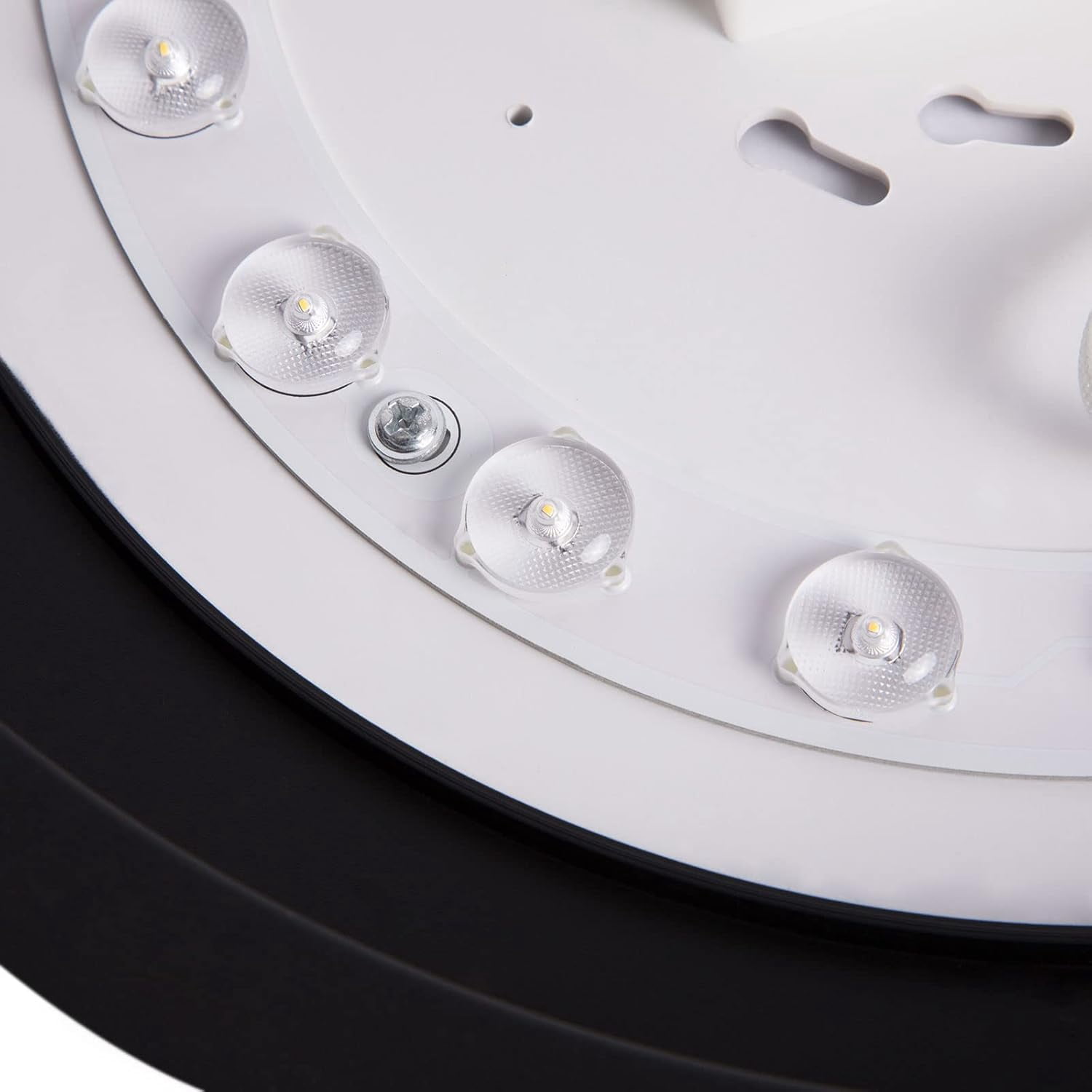 Modern LED Ceiling Light, 12.5"/32cm Dia, Round Flush Mount Ceiling Light Fixtures Flush Mount Ceiling Light for Bedroom, Kitchen, Hallway, Laundry Room, Bathroom, White