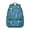 Blue-green-12, variant on Aesthetic Fungi Waterproof Backpack - Boho Mushroom Print School Bag with Spinal Support & Breathable Shoulder Straps