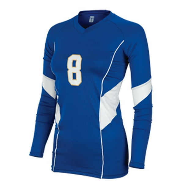 Teamwork Athletic Apparel Girls' Momentum L/S VBall Jersey Walmart