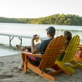 thumbnail image 6 of Polywood Classic Folding Adirondack Chair in Tangerine, 6 of 11