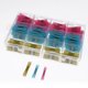 thumbnail image 1 of Riwesomey 200 piezas/Kit calor termorretráctil conector a tope portátil desmontable 360 ​​grados anticorrosivo aislante impermeable Terminal Herramientas de reparación de automóviles Riwesomey VI016037-00B, 1 of 6