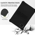 thumbnail image 2 of Hoibon For DOOGEE Tab A9 Plus For DOOGEE Tab A9 Pro+ 11 inch Tablet Case Soft Silicone Adjustable Stand Cover Lightweight Shockproof Protective Tablet Case for DOOGEE Tab A9 Pro+ 11 inch - Black, 2 of 6
