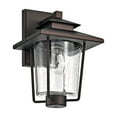 thumbnail image 2 of RADIANCE Goods Transitional 1 Light Rubbed Bronze Outdoor Wall Sconce 12" Height, 2 of 9