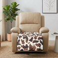 thumbnail image 4 of Kuiaobaty Cow Print Quilted Reclining Sofa Slipcover, Non Slip Armless Seat Cushion Slipcover, Decorative Furniture Protector for Living Room Bedroom, 4 of 7