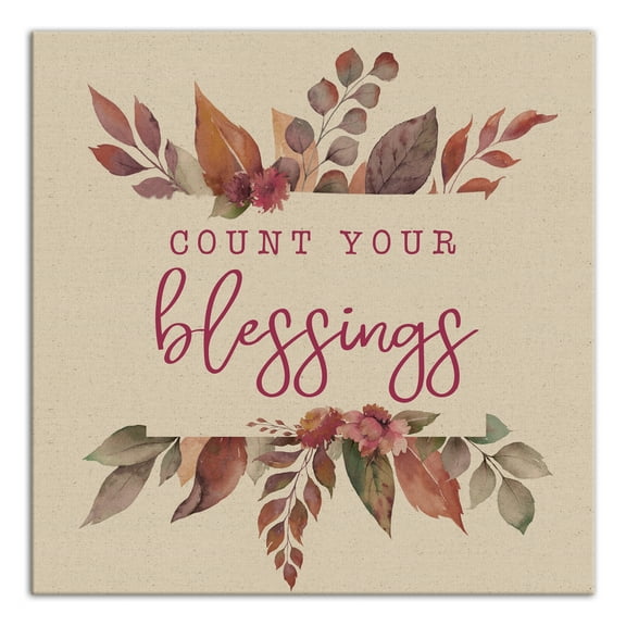 Creative Products Count Your Blessings 2 24 x 24 Canvas Wall Art