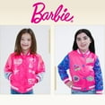 thumbnail image 3 of Barbie Varsity Bomber Jacket Logo Little Kid to Big Kid, 3 of 5