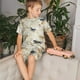 thumbnail image 4 of Balery Elegant Butterflies And Pearls Conjunto de Pijama Infantil de Manga Corta con Estampado – Ropa de Dormir de Algodón Suave-X-Large, 4 of 6