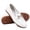White, variant on CHICVOMEY Penny Loafers for Women Flats Business Casual Loafers Comfortable Lightweight Work Dressy Loafers Slip On Flats with Memory Foam Insole