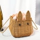 thumbnail image 3 of Cesta de Mimbre con Asa, Cesta para Huevos, Cesta Tejida para Niña de las Flores, Cesta para Pan, Frutas y Verduras, Cesta de Mimbre para Picnic de Juguete, 3 of 5