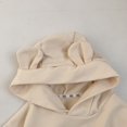 thumbnail image 6 of ZHaobin 2024 Spring New Baby Boy Bear Hooded Sweatshirt Toddler Girls Cotton Clothes Embroidery Tops Kids Hoodies Outwear (brown,12M  80cm), 6 of 7