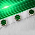 thumbnail image 4 of Manfei Gradient Horizontal Line Kitchen Curtains, Glowing Neon Light Black Out Curtains Pack of 2 (42x63 Each), Green and Black, 4 of 6