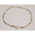 thumbnail image 3 of Amazonite Choker Necklace Silver tone Gorgeous Choker 4mm Beads, 3 of 8