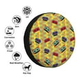thumbnail image 4 of Naloa 90s Audio Tape PVC Leather Spare Tire Wheel Cover for Car Truck SUV Camper Trailer Universal Fit many size17 inch, 4 of 6