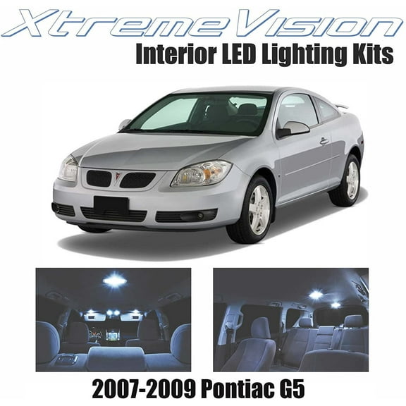 XtremeVision Interior LED for Pontiac G5 2007-2009 3 Pieces Cool White Interior LED Kit   Installation Tool