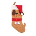thumbnail image 1 of Inteprter Calcetines navideños para perros, calcetines de estilo , colgador de árbol de Navidad para aperitivos, bolsa de regalo, colgante, Kits de decoración para fiestas Caqui, 1 of 6