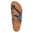 thumbnail image 4 of Time and Tru Women's Asymmetric Strap Footbed Sandals, Wide Width Available, 4 of 6