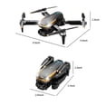 thumbnail image 3 of Drone With Dual 1080P HD Camera Remote Control Toys Gifts For Boys Girls With Altitude Hold Headless Mode Start Speed AdjustmentTeissuly Clearance (Black, ) Teissuly WER202308291180, 3 of 9