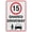 Warning Sign 2, variant on Shared Driveway 20Km Speed Limit Sign Outdoor Signs Aluminum 8"x12" Uv Ink Printed For House And Business