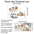 thumbnail image 3 of WHEANG Wall Decor Kitchen Tableware English Wall Stickers Restaurant Kitchen Decoration Wall Stickers Self Adhesive Wall Stickers, 3 of 4