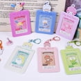 thumbnail image 3 of Sanrios Photocard Holder Kuromi Mymelody Hello Kitty Meal Card Protective Cover Students Bus Card Holder Storage Case Keychain FGS, 3 of 7