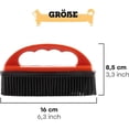 thumbnail image 2 of Rubber Brush For Removing Dog, Cat Pet Hair From Carpet And Upholstery,for Cleaning Floor (shikai), 2 of 5