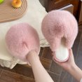 thumbnail image 2 of Fluffy Stuffed Slippers Non-slip Indoor House Shoes Comfy Plush Slip For Home, 2 of 2