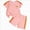 A13-Pink, variant on Toddler Baby Girl Clothes Summer Outfits Short Sleeve Elastic Sweatshirt and Shorts 2 Piece Sweatsuit Set 6-12 Months 12-24 Months 2t 3t 4t 5t 6t 7t 8t 9t Children 4-5 Years