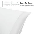 thumbnail image 4 of Unique Bargains Microfiber Solid Body Pillow Cover, 20" x 72", White, 4 of 8