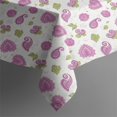 thumbnail image 5 of Pioneer Flower Floral Print Pattern Square Tablecloth, Waterproof Wipeable Spillproof Washable Table Cover for Home Kitchen Party and Daily Decor 42"x42", 5 of 6