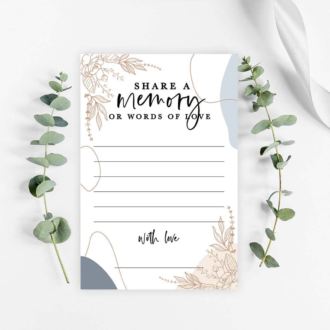 Koyal Wholesale Share a Memory Cards, Abstract Shapes and Line Drawing Cards for Wedding, Birthday, Life Memories, 52-Pk