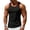 Black, variant on Men's Muscle Tank Top Slim Fit Contrast Trim Sleeveless Gym Workout Shirt Athletic Tee,3XL