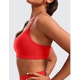 thumbnail image 3 of CRZ YOGA Butterluxe V-Neck Sports Bras for Women Padded Yoga Top, 3 of 4