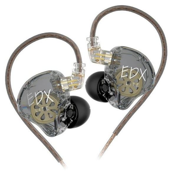 para auriculares KZ EDX Lite IEM: sonido superior, diseño ergonómico, intercambiables