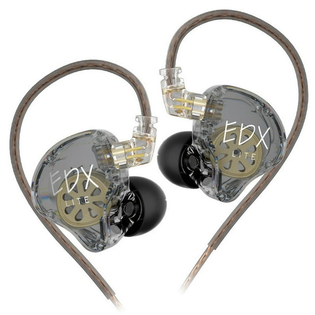 para auriculares KZ EDX Lite IEM: sonido superior, diseño ergonómico, intercambiables