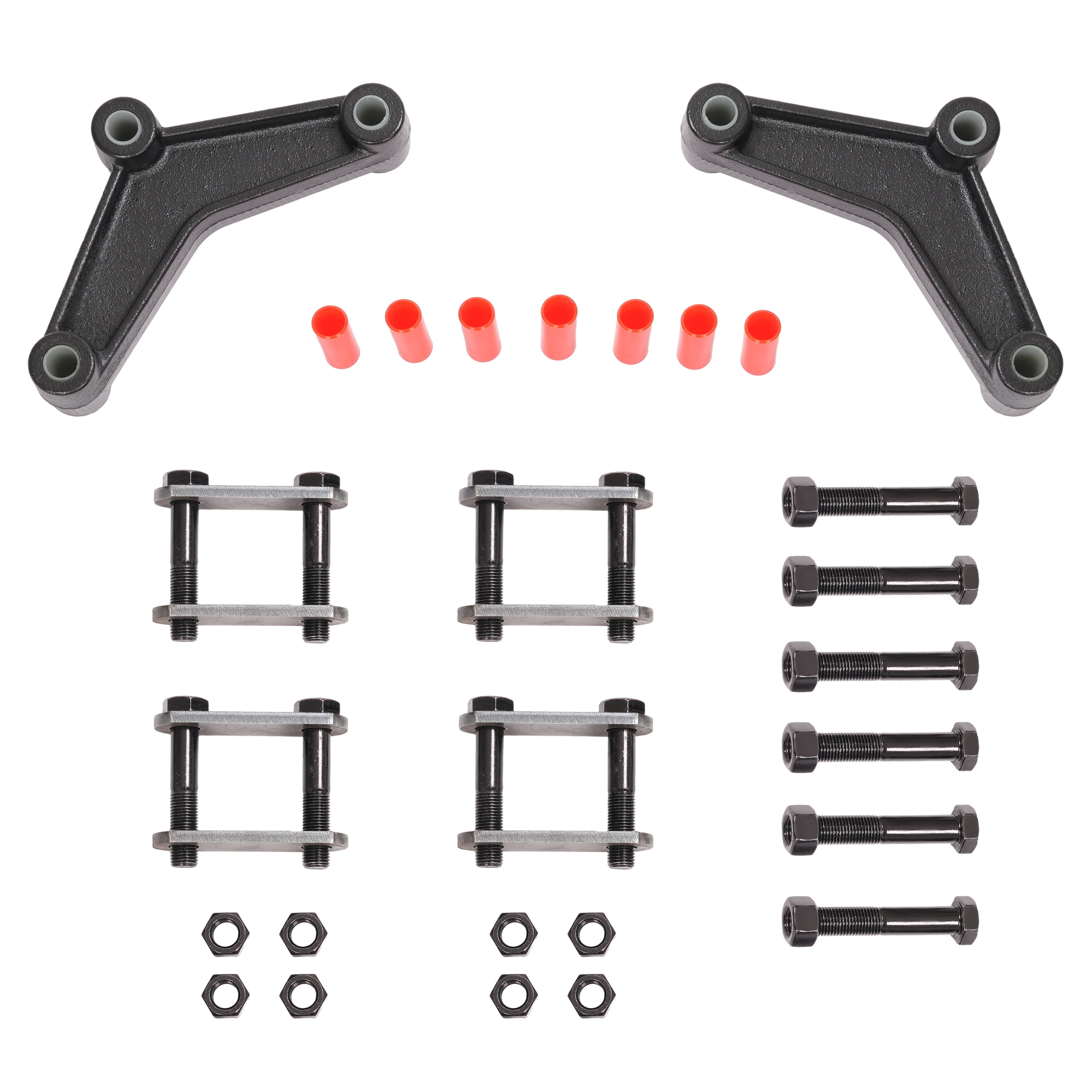 2.0 Silverado Leveling Lift Kit - 2 Inch Rear Blocks & U-Bolts For 1995-2021 Tacoma & 2000-2021 Tundra