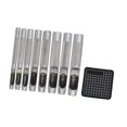 thumbnail image 2 of veasfak Leather Hole Punch Cutter Kit Leather Stitching Punch Tool for Leather Belts C, 2 of 9