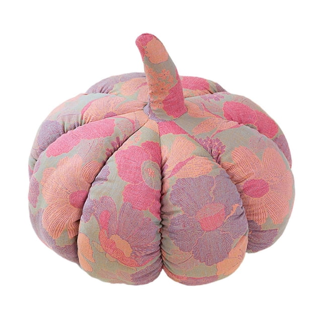 Divertida almohada de calabaza para sofá, creativa y con forma especial, para Halloween, juguete de peluche para niños, regalo amarillo