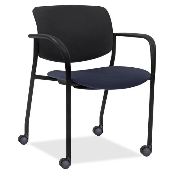 Pre-Owned Lorell Stack Chairs with Plastic Back & Fabric Seat (83115a204)