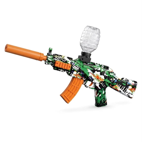 Electric Splatter Ball Blaster Full Size Splat Blaster Gel Ball Blaster with Manual & Auto Mode for Outdoor Game Age 14 Years