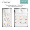 thumbnail image 5 of WOVENX Organic Incontinence Pads for Kids & Toddlers - 5 Layer Waterproof Protectors for Overnight Bed Wetting - Reusable & Washable Pee Pads - Fits Twin to Full Size Beds - 34" x 52" Tiger Bear Fox, 5 of 8