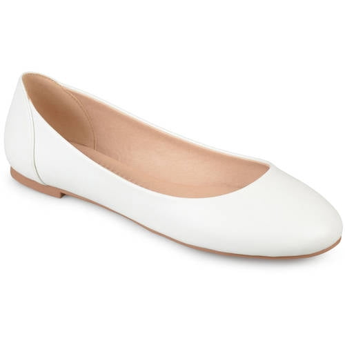 cheap white flats