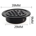 thumbnail image 2 of Grille de Ventilation en Maille Couverture de Grille d'Aération Armoires Maison Outils en Acier Inoxydable Accessoires Maille Inaltérable Dissipation de Chaleur, 2 of 8