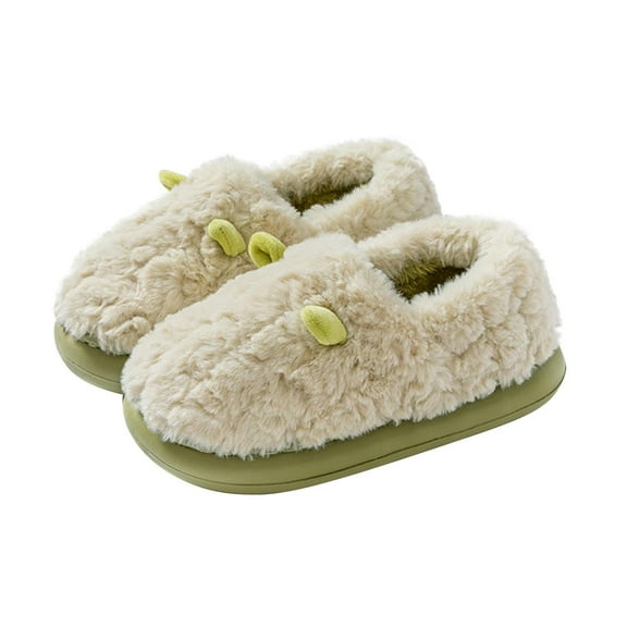 Taqqpue Women’s Soft Curly Full Slippers Solid Color Memory Foam Lightweight House Shoes Cozy Loafer with Polar Fleece Lining