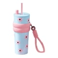 thumbnail image 3 of Elodie Bouteille d'Eau Isolée pour Camping Randonnée Activités Extérieures Fleur Bleue, 3 of 8