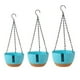 thumbnail image 4 of Maceta colgante para flores NikouMX Doble cadena Blanco Verde Azul Beige Gris S M L, 4 of 8