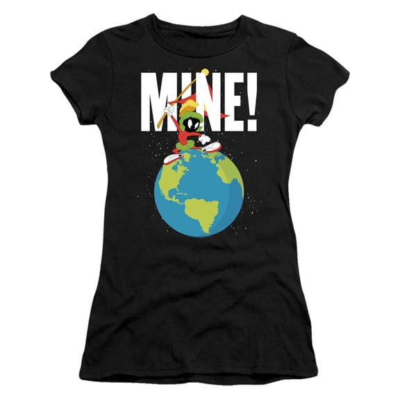 Looney Tunes Mine S/S Junior Women's T-Shirt Sheer Black