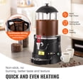 thumbnail image 6 of KFFKFF Chocolate Warmer, 10L Capacity, Temperature Control from 30℃ to 90℃, Durable ABS Container, Ideal for Serving Hot Beverages, 6 of 9