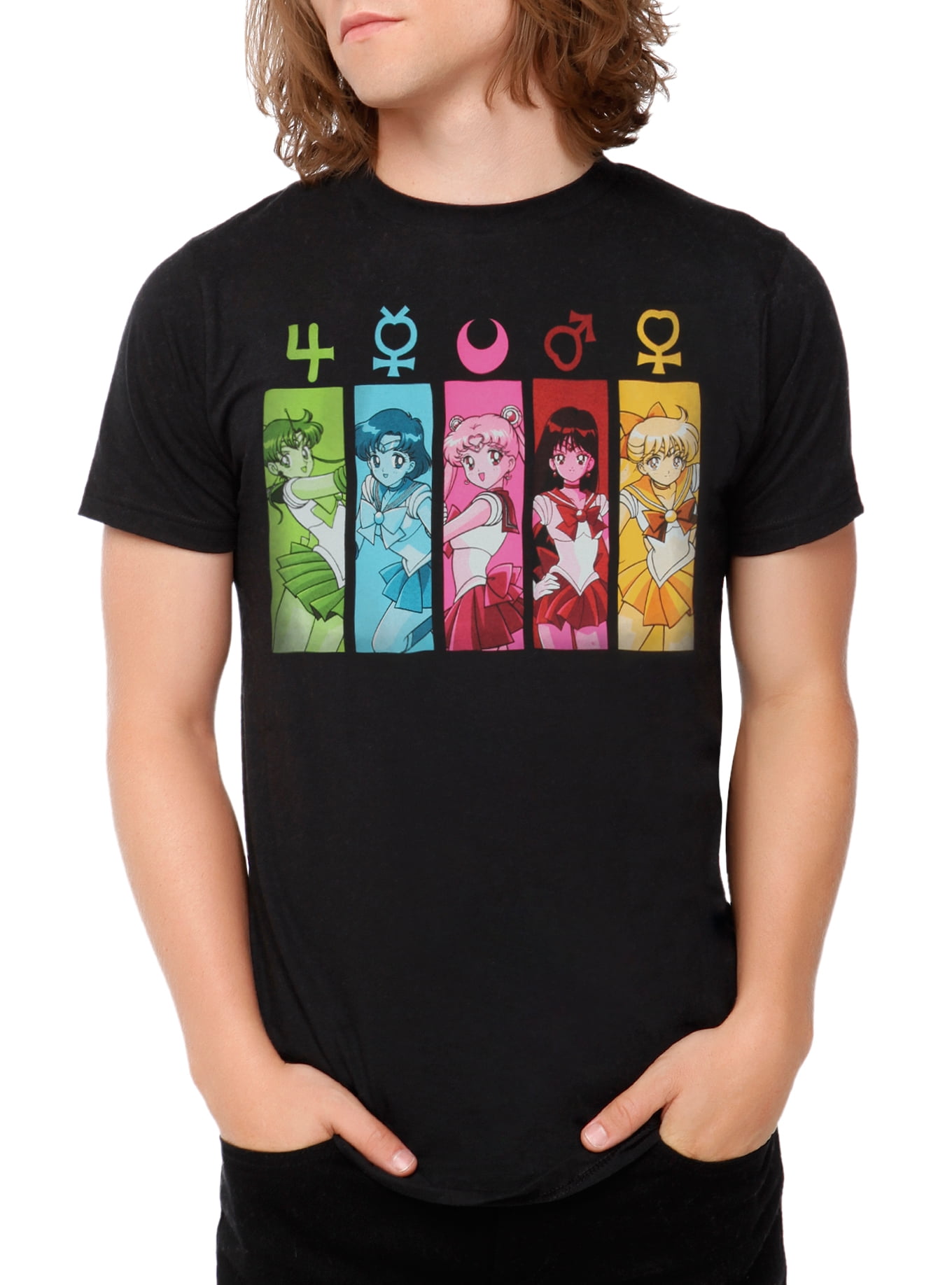 sailor moon black shirt