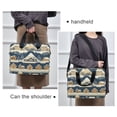 thumbnail image 6 of FORMRS 16" Laptop Bag Carrying Sleeve Case with Handle Travel Shoulder Briefcase, Winter Village, 6 of 8
